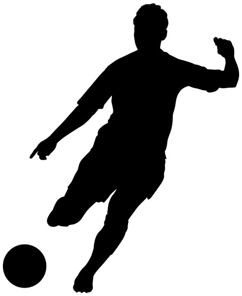 clipart football players silhouette - photo #42