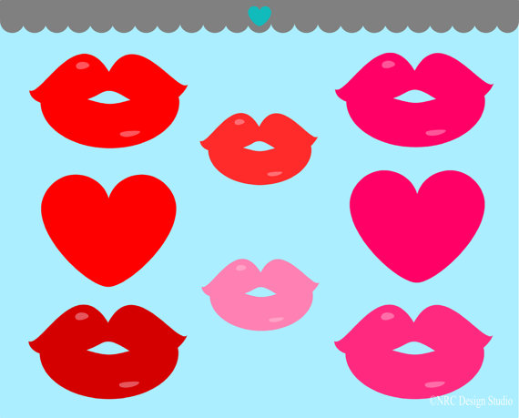 clip art animated kissing lips - photo #39