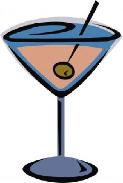 martini glass clip art images - photo #20