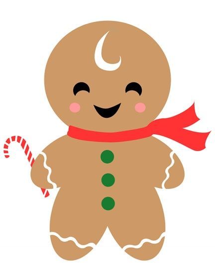 free clipart of a gingerbread man - photo #27