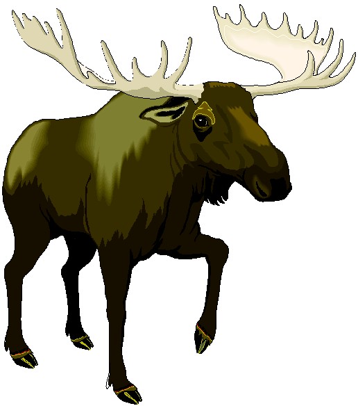 easter moose clipart - photo #15