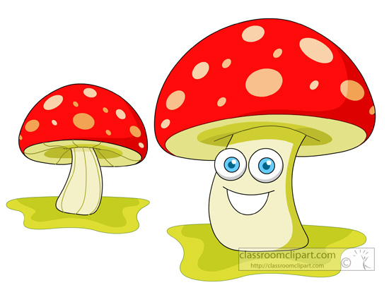 cute mushroom clipart - photo #49