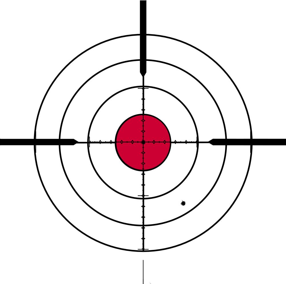 Printable bullseye target clipart image #30298