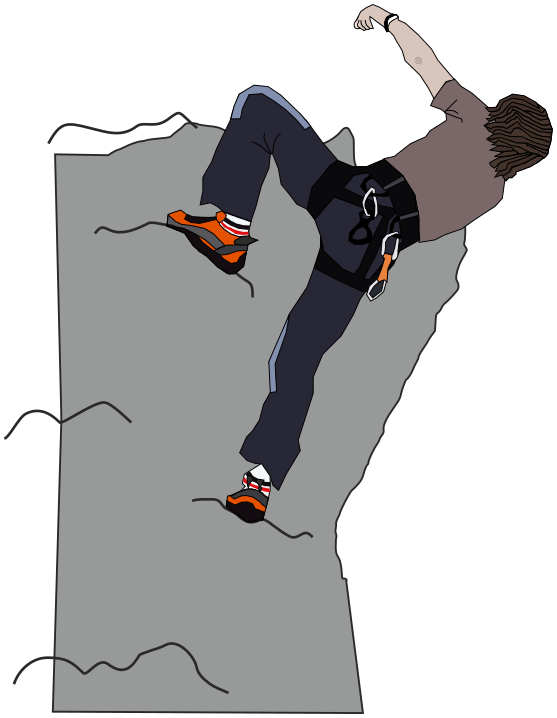 free clipart images rock climbing - photo #3