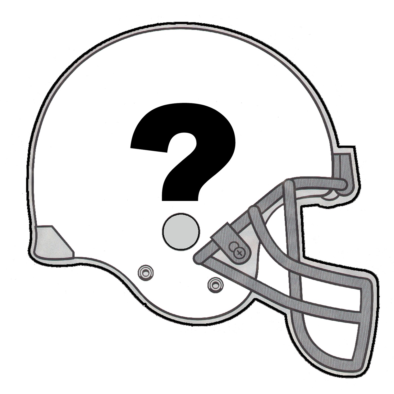 clipart football helmet outline - photo #10