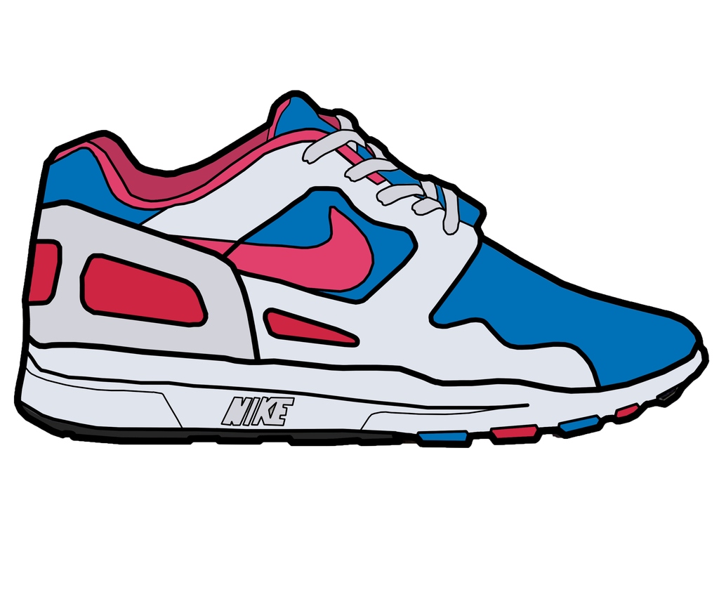 clipart running shoes - photo #6