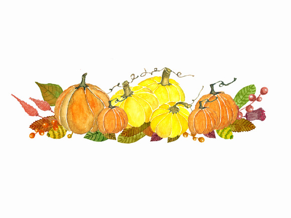 free clip art fall leaves pumpkins - photo #33