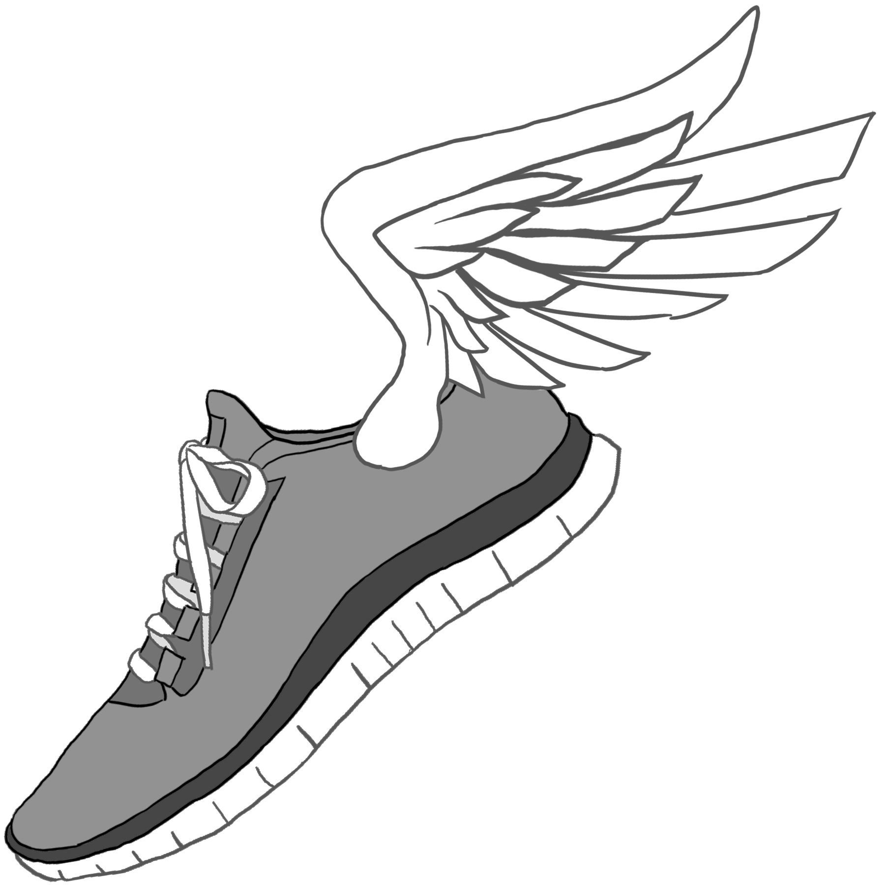 clipart running shoes - photo #47