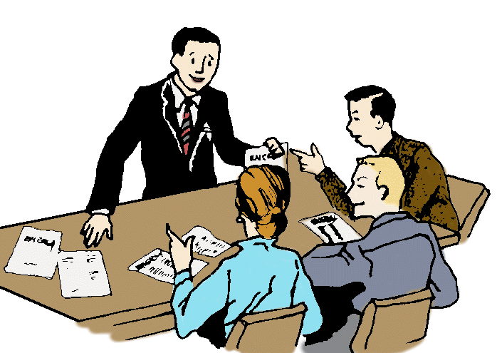 free animated meeting clipart - photo #9