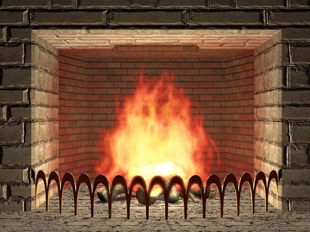 clipart fireplace winter - photo #42