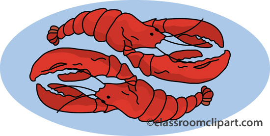 free cartoon lobster clip art - photo #38