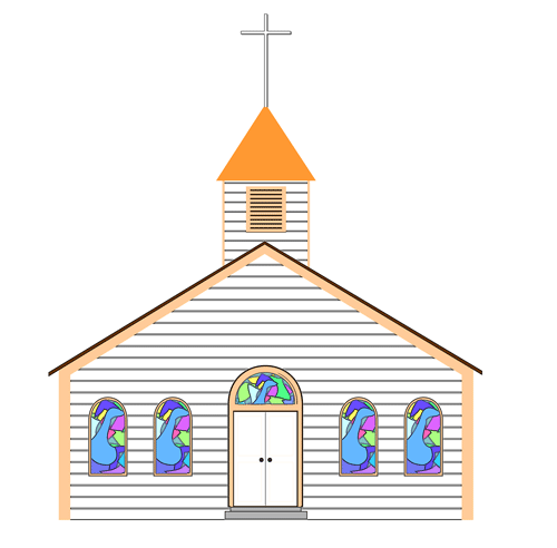clip art church outline - photo #33
