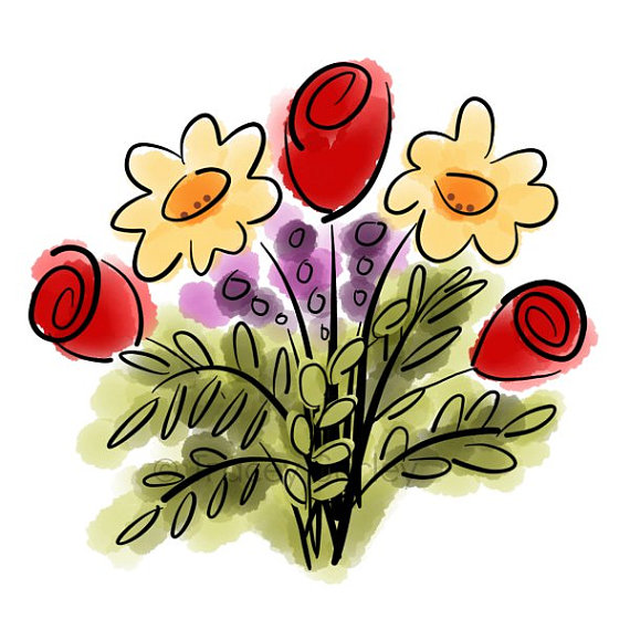 flower bouquet clip art free download - photo #38