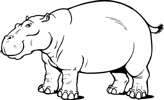 Hippo Clip Art Black And White Free Clipart Images 2 Image 37227 Pin the clipart you like. clipartsign com