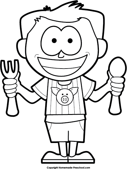 hungry man clipart - photo #46