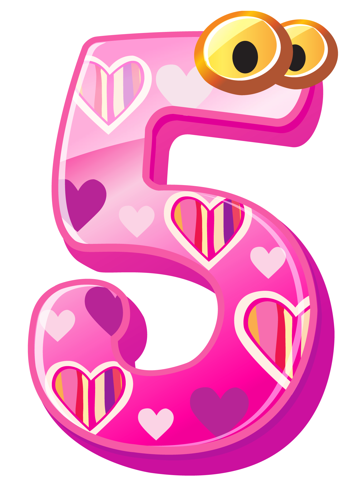 cute numbers clipart - photo #4