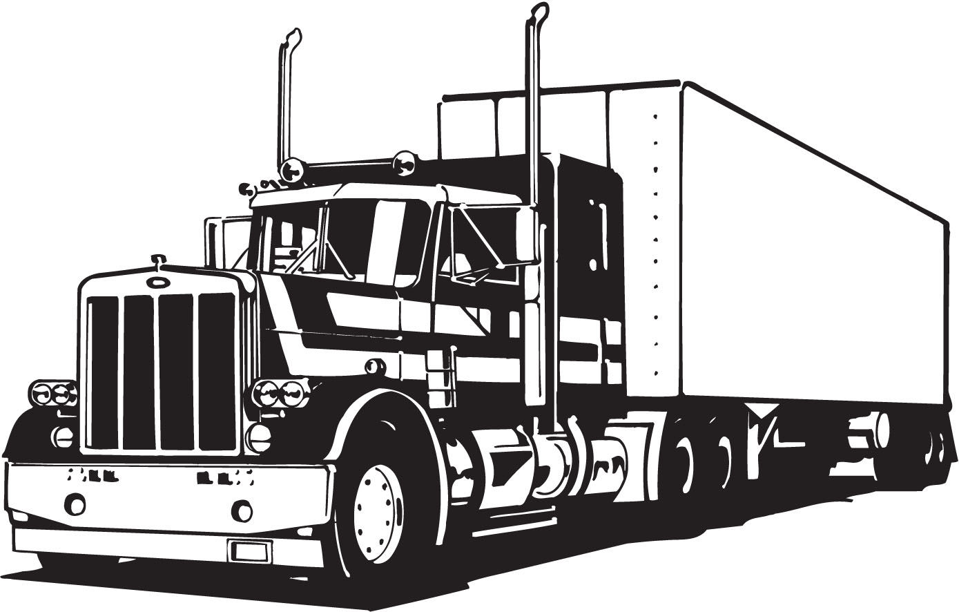 Semi Truck Clip Art Images, Illustrations, Photos