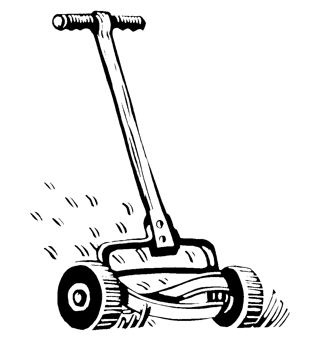 lawn mower clipart free vector - photo #38