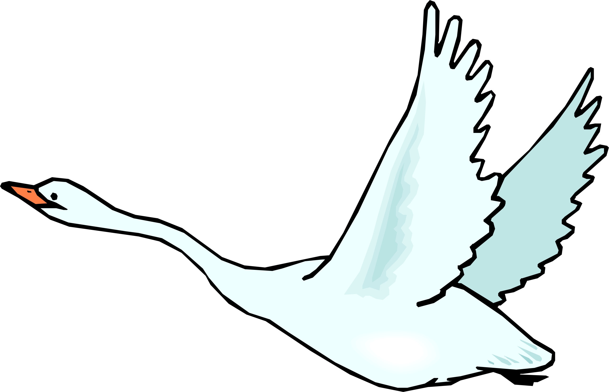 snow geese clip art - photo #10