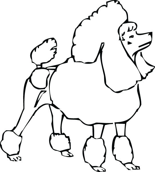 clipart dog outline - photo #21