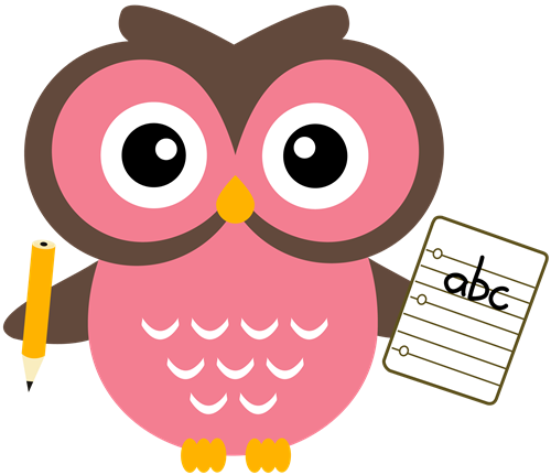Back to school owl clipart 4