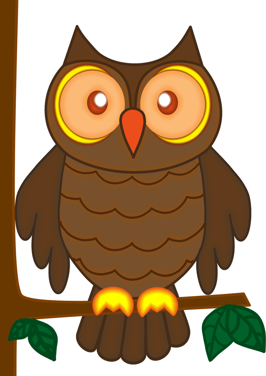 Cartoon owl clip art