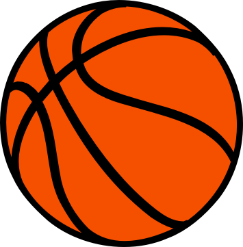 Basketball sports equipment clipart