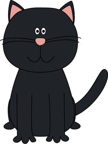 Black cat clip art black cat image