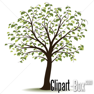 Clipart tree royalty free vector design