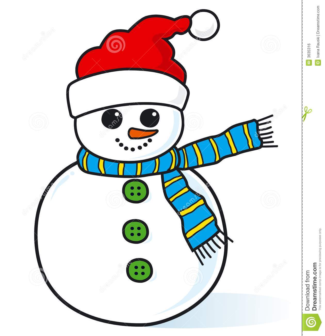 Cute little snowman royalty free stock image image 6