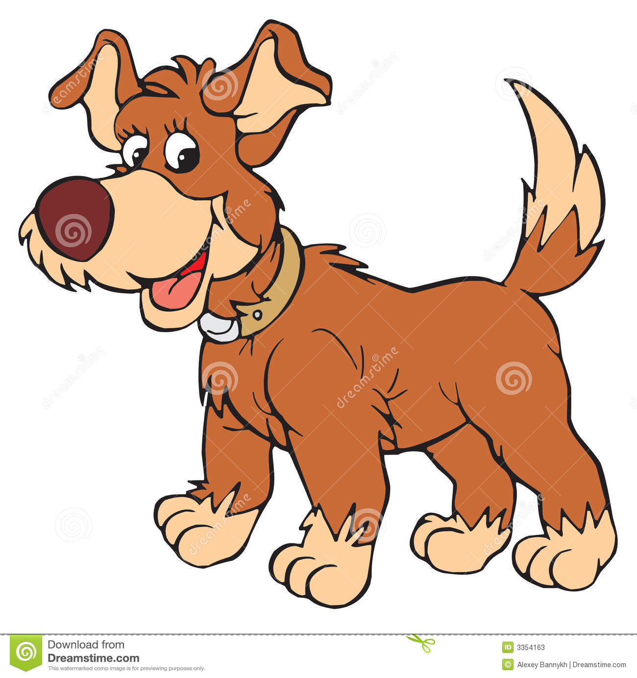 Dog and pup vector clip art royalty free stock photo image