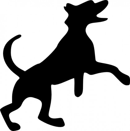Dog silhouette clip art free vector for free download about