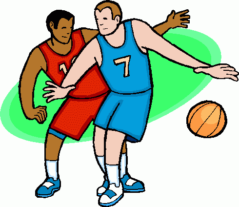 Kids playing basketball clipart clipart