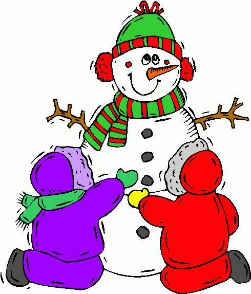 Making a snowman clip art clipart