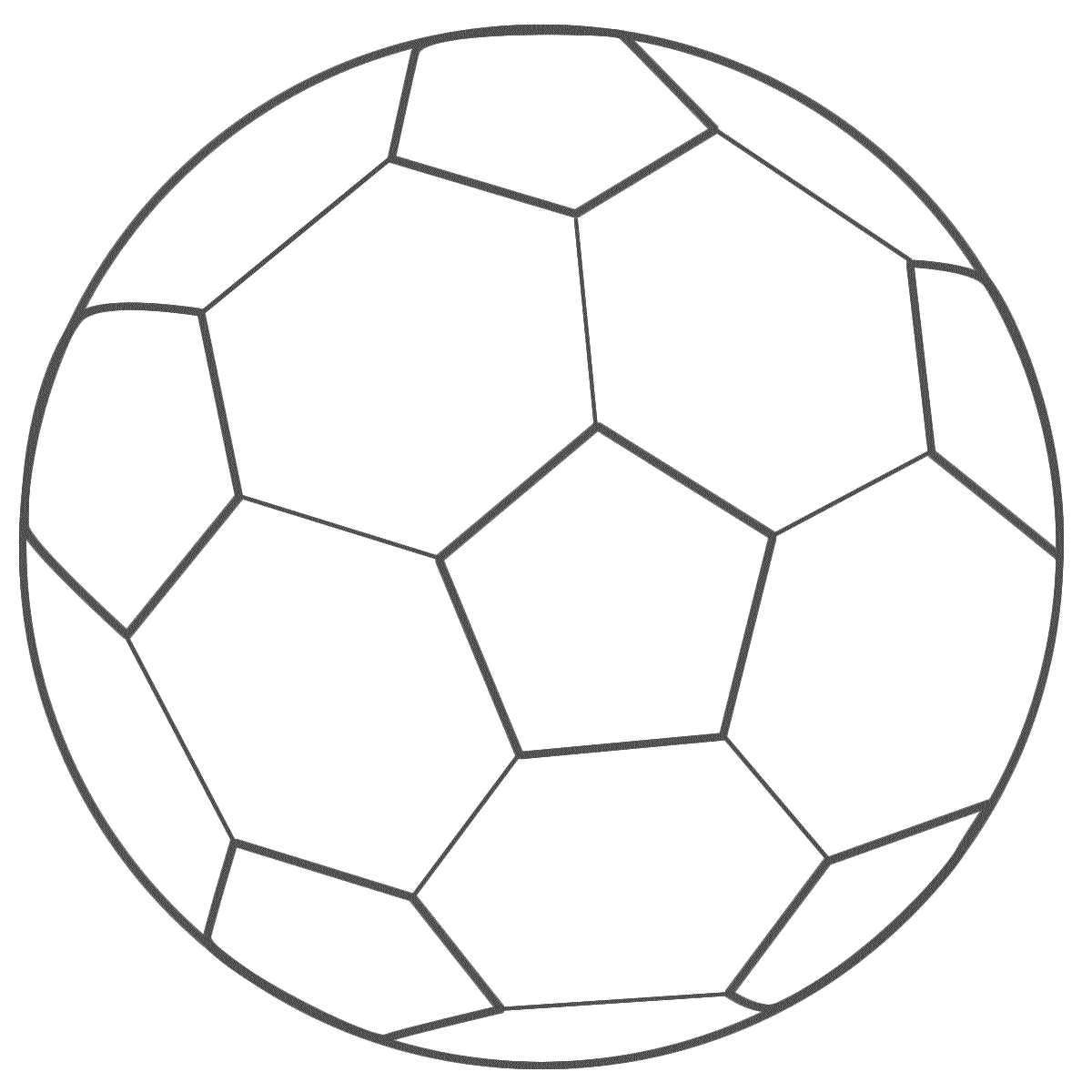 Printable soccer ball clipart