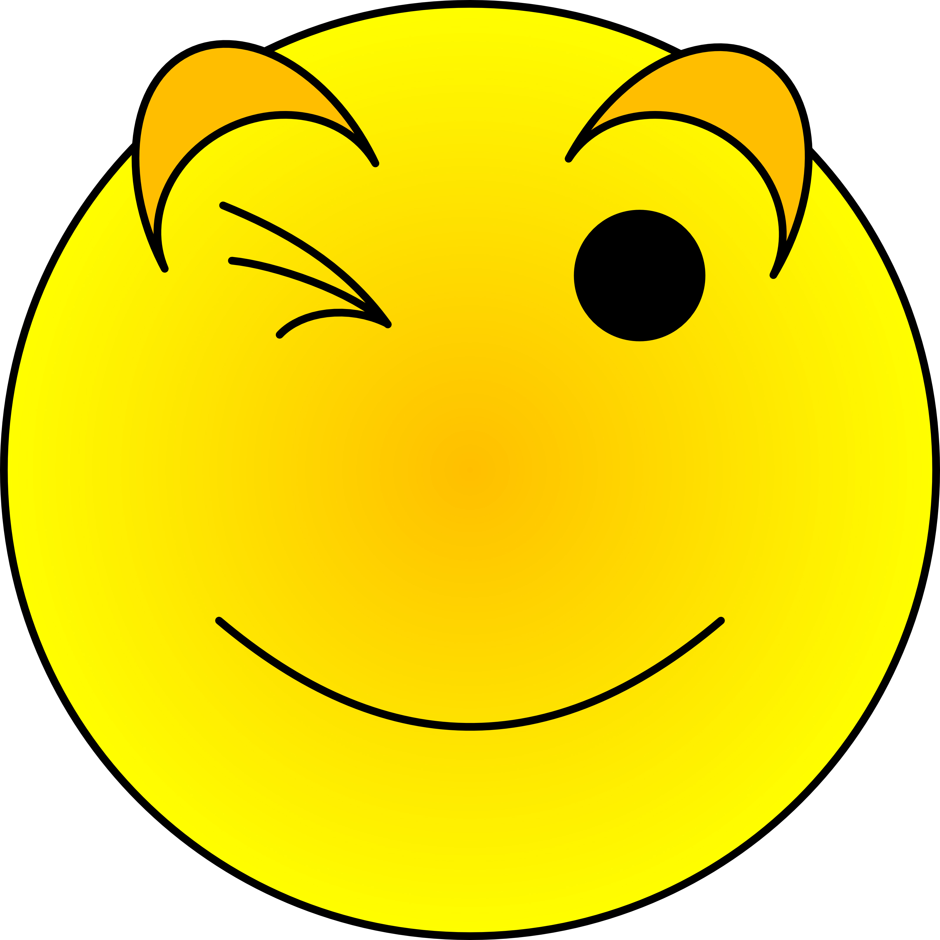 Smiley face graphics free clipart