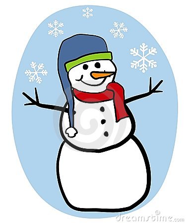 Snowman cartoon snowmen clip art stock photos images 