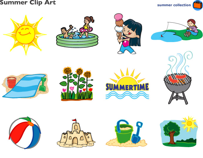 Summer clip art at lakeshore learning