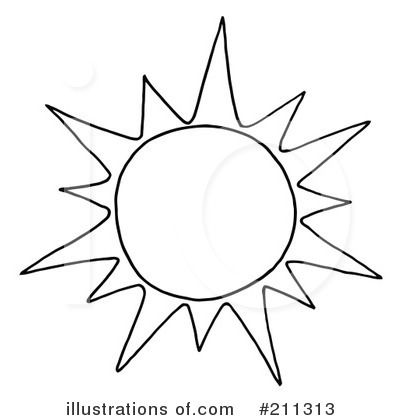 Sun clipart illustration by hit toon