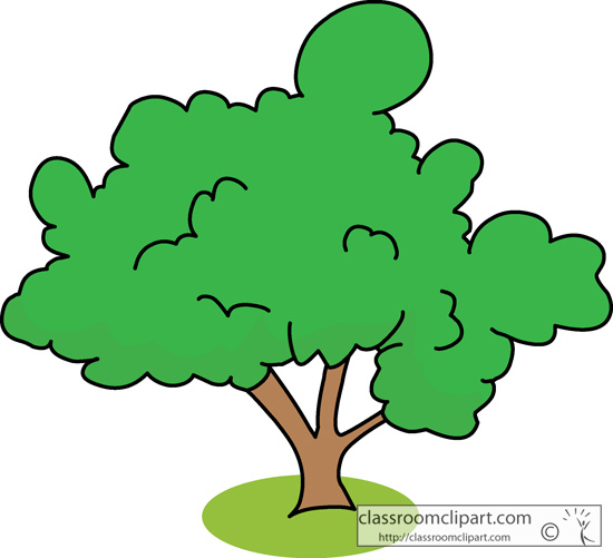 Tree clipart black and white