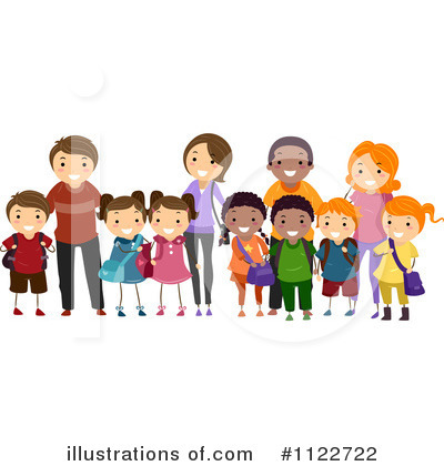 Family clipart 2 illustration by bnp design studio