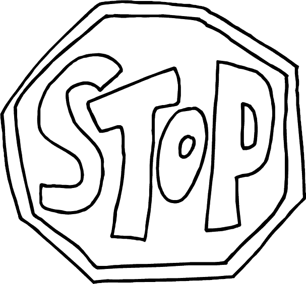 Free printable stop sign clipart