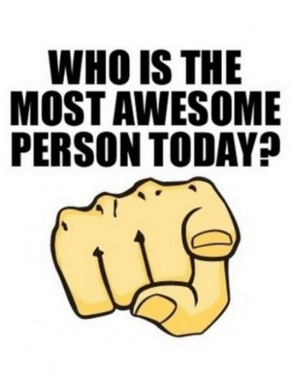Funny thank you clip art who is the most awsome person today