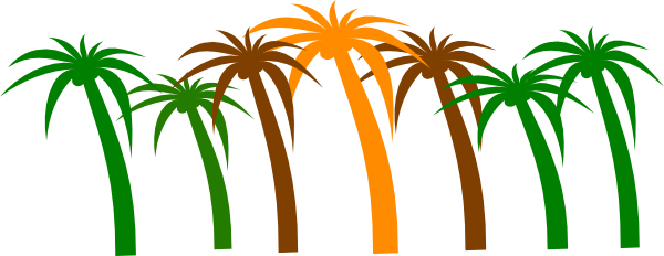 Palm tree clip art 7