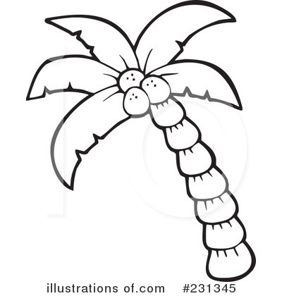 Palm tree clipart illustration by visekart