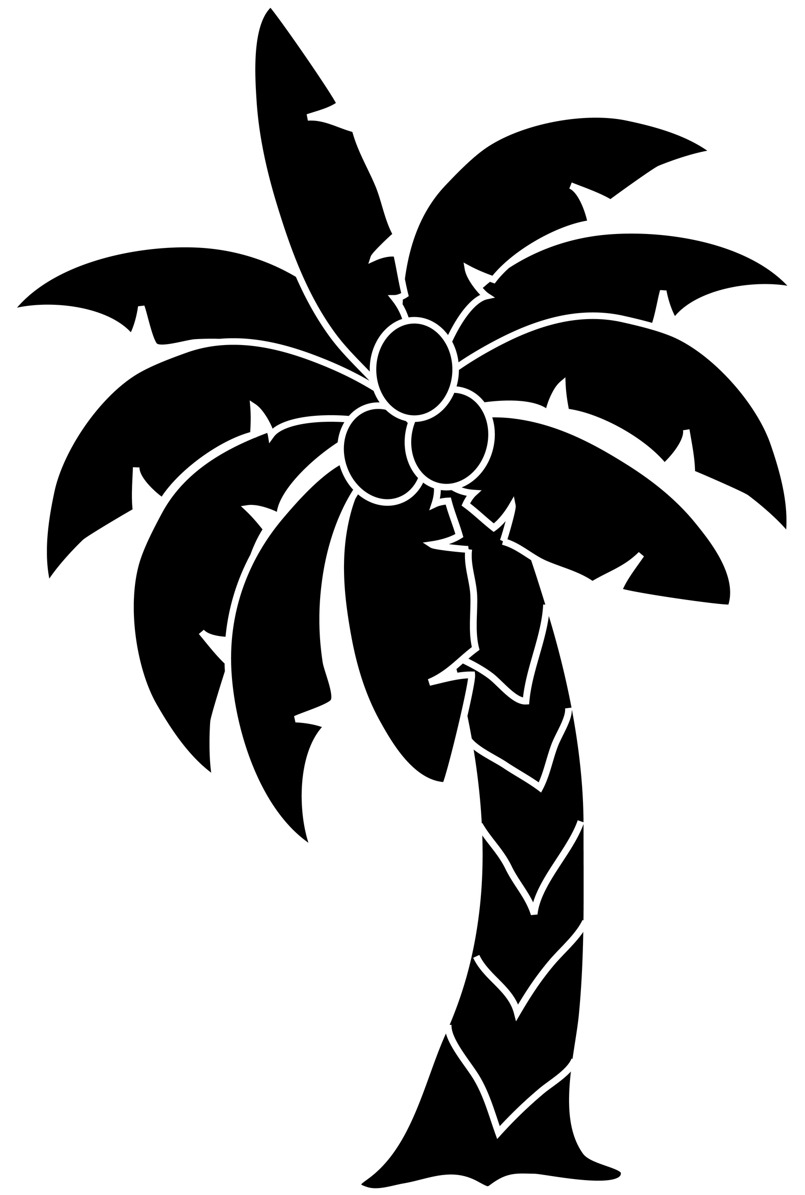 Palm trees annual soiree island fever clipart free clip art images
