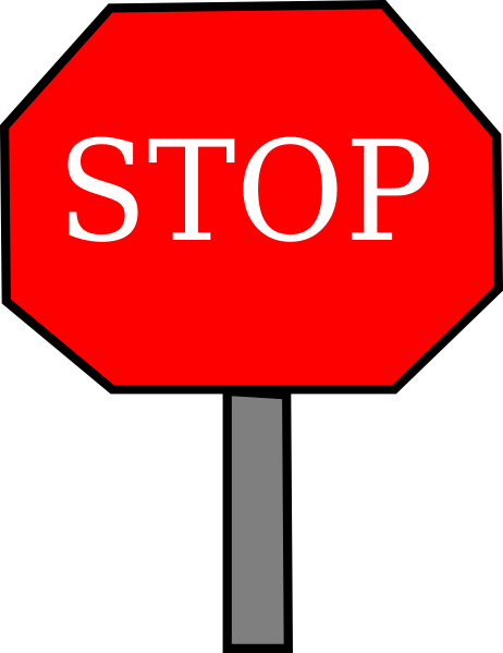 Stop sign clip art others