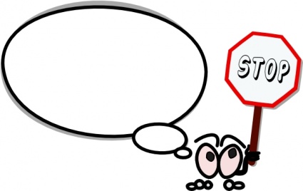 Stop sign clipart