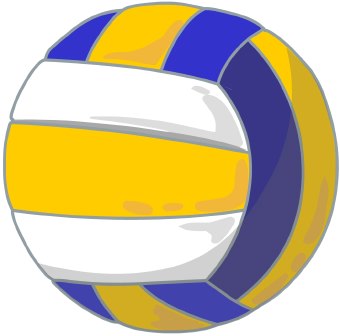 Volleyball clip art sports 4