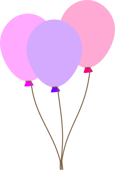 Balloon clipart free graphics of colorful party balloons 2